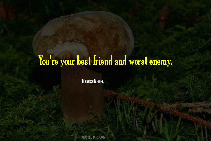 Enemy And Friend Quotes #631387