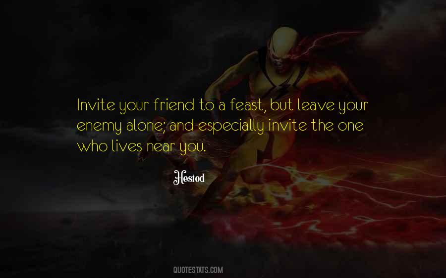 Enemy And Friend Quotes #738067