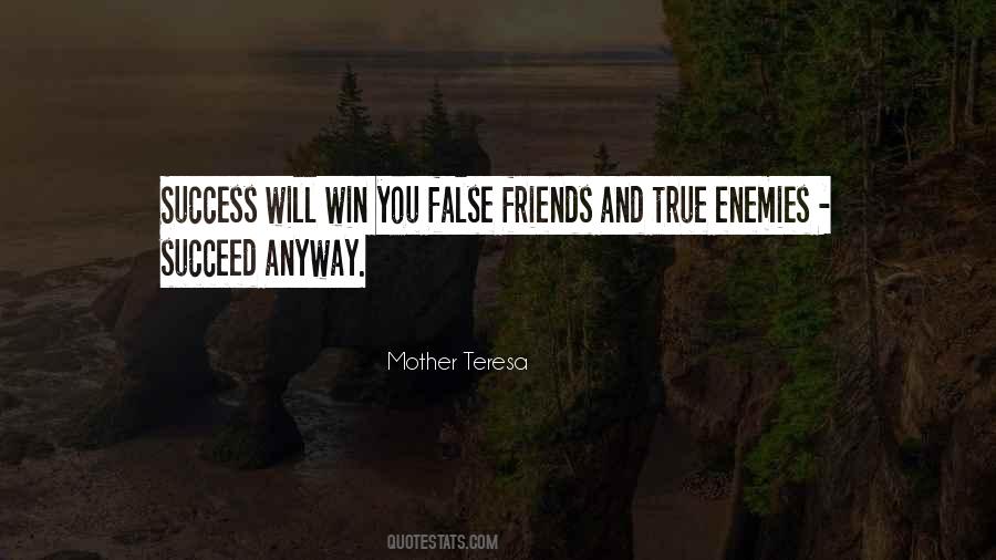 Enemy And Success Quotes #1754978