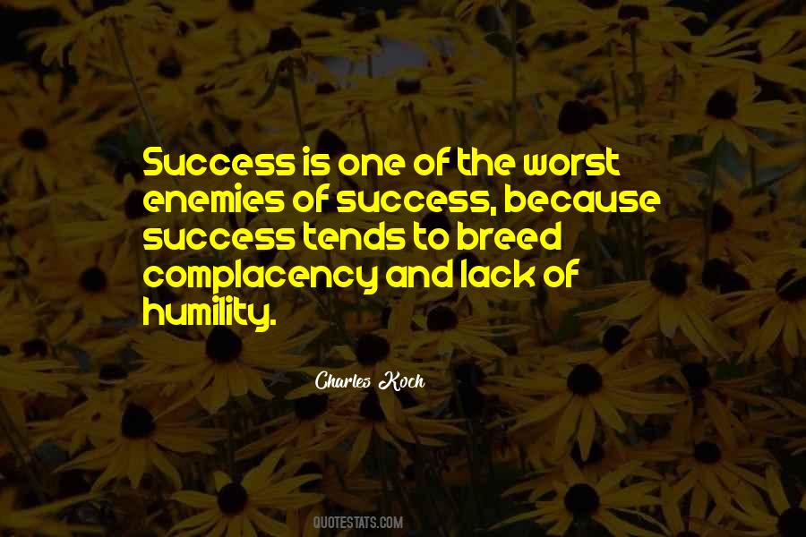Enemy And Success Quotes #1878267