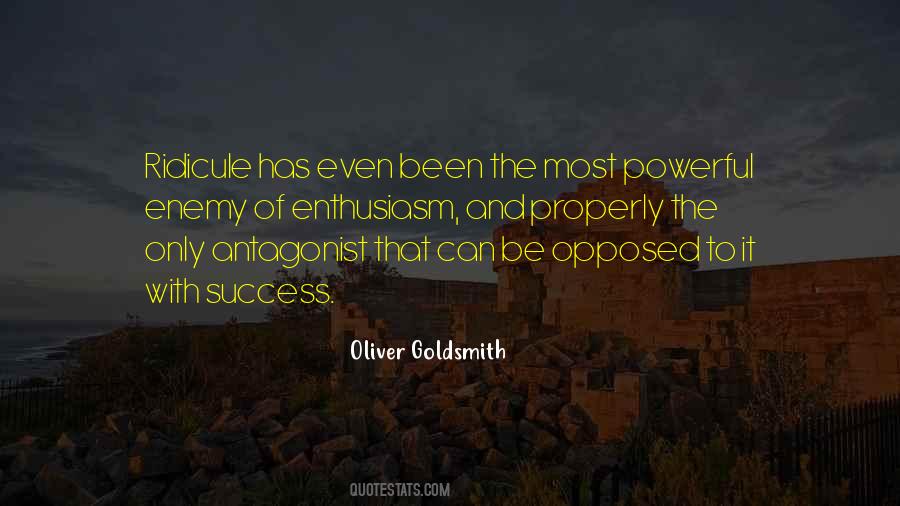 Enemy And Success Quotes #30753
