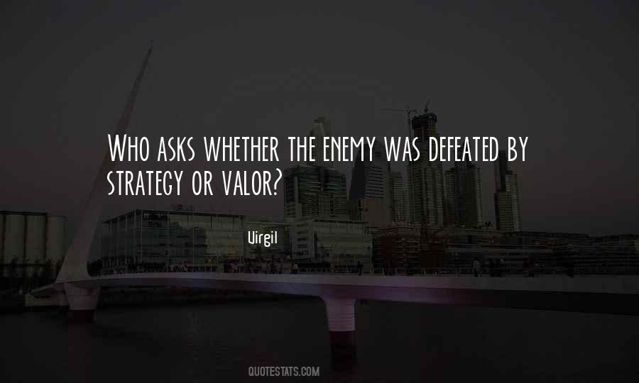 Enemy Defeated Quotes #827680