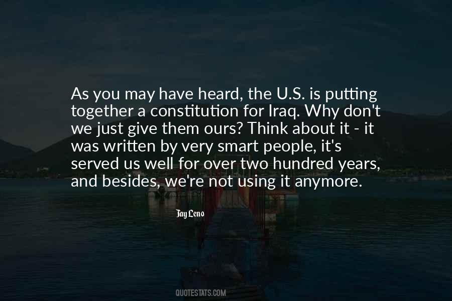 Using Us Quotes #257789