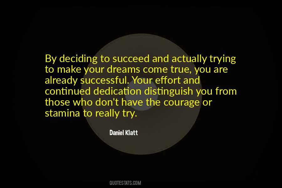 Successful Dream Quotes #1289264