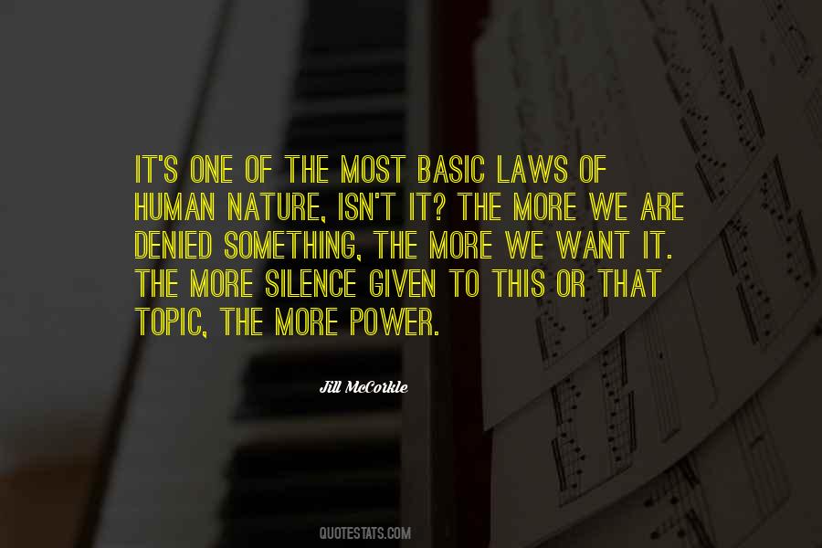 The Laws Of Human Quotes #256442