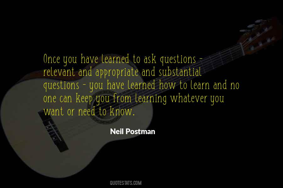 Learning How To Learn Quotes #297379