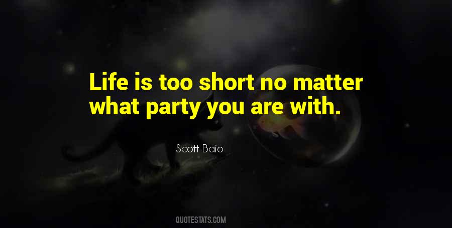 Short Party Quotes #1728477