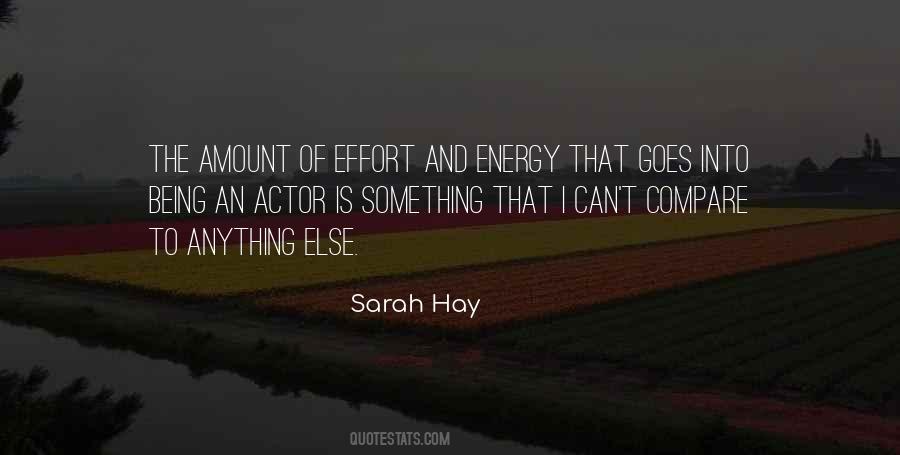 Energy And Effort Quotes #1662268