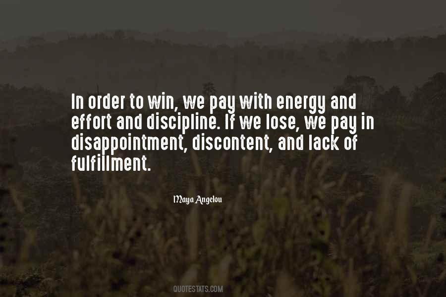 Energy And Effort Quotes #305850