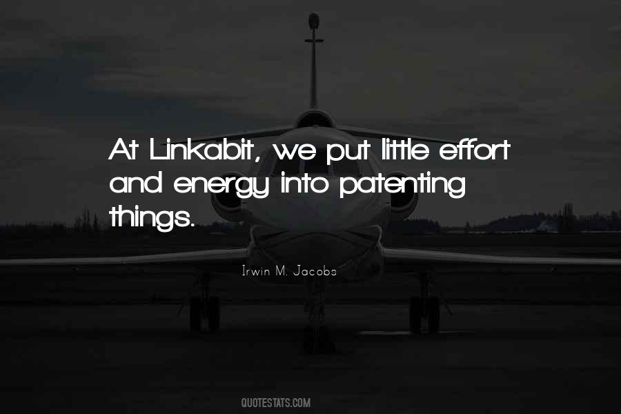 Energy And Effort Quotes #723268