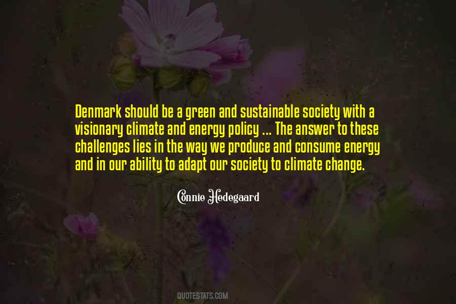 Energy And Society Quotes #1131482