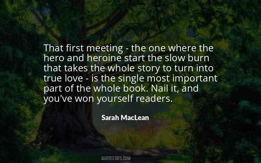 First Meeting Love Quotes #95842