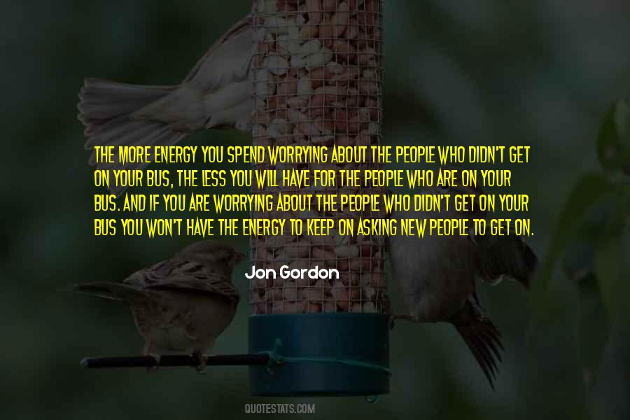 Energy Bus Quotes #230196