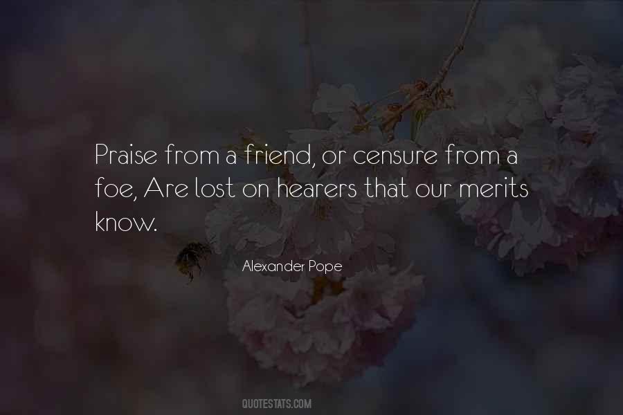 Friend Foe Quotes #1442442