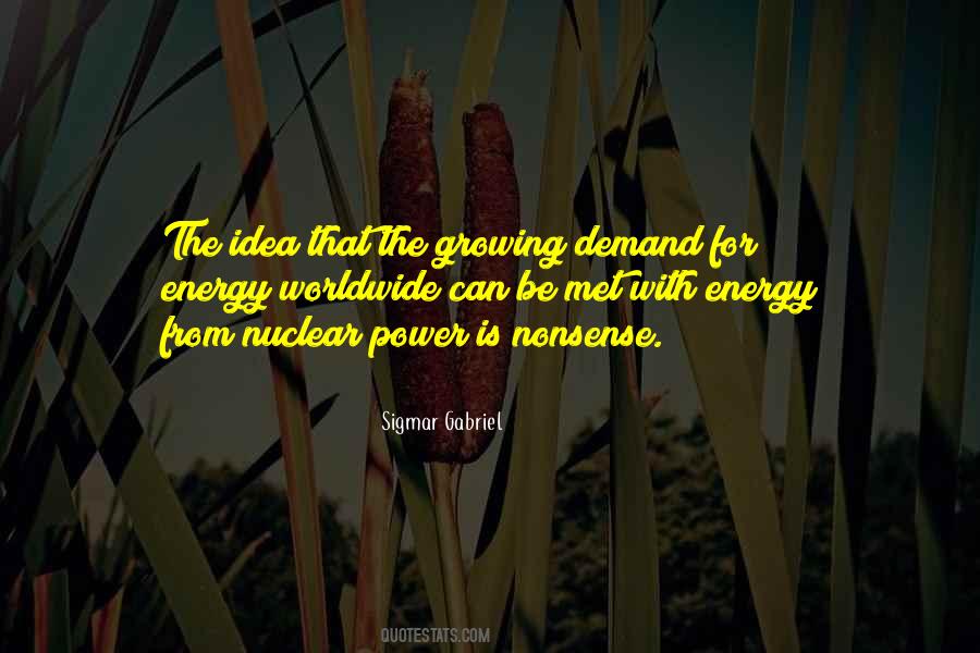 Energy Demand Quotes #269263