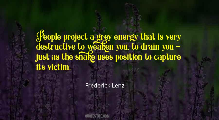 Energy Drain Quotes #409198