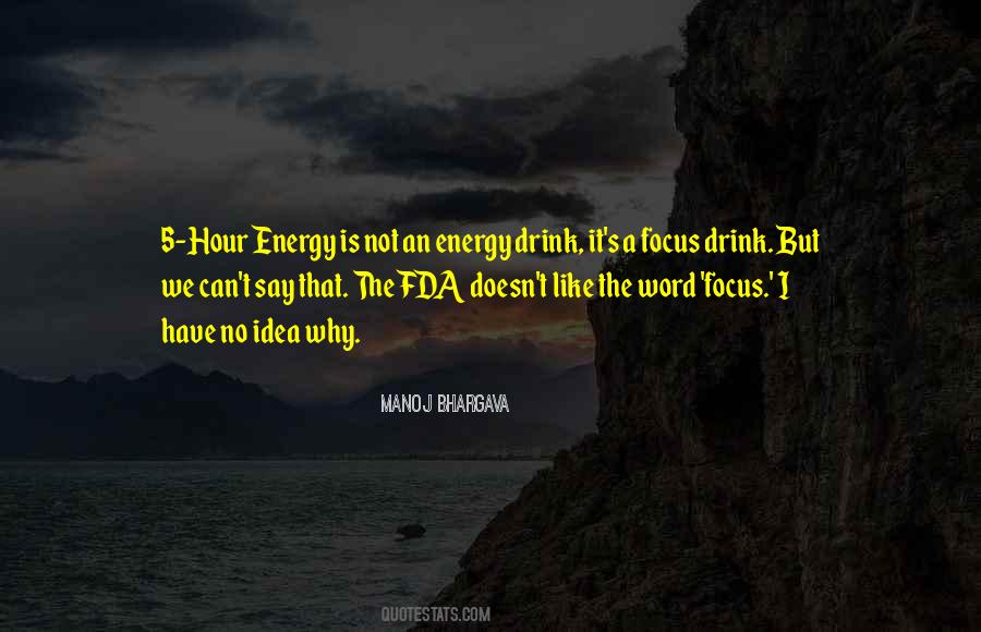 Top 36 Energy Drink Quotes: Famous Quotes & Sayings About Energy Drink