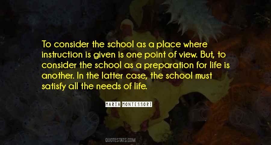 Life Is School Quotes #146743
