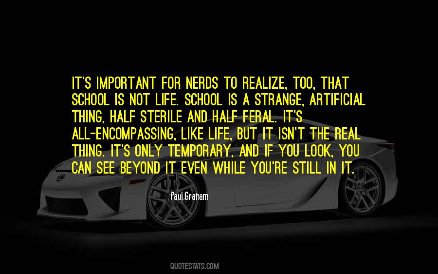 Life Is School Quotes #383975