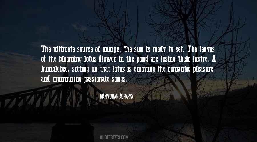 Energy From The Sun Quotes #200382