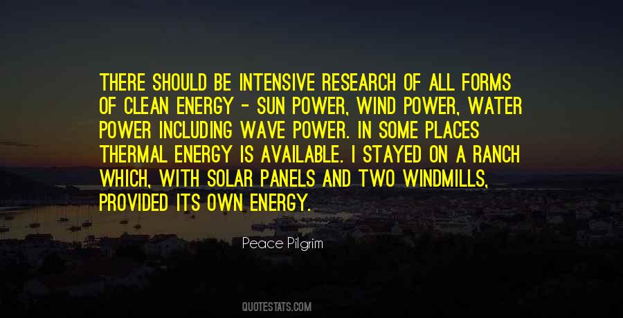 Energy From The Sun Quotes #851913