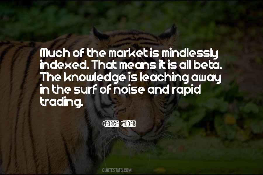 Noise In The Market Quotes #295443