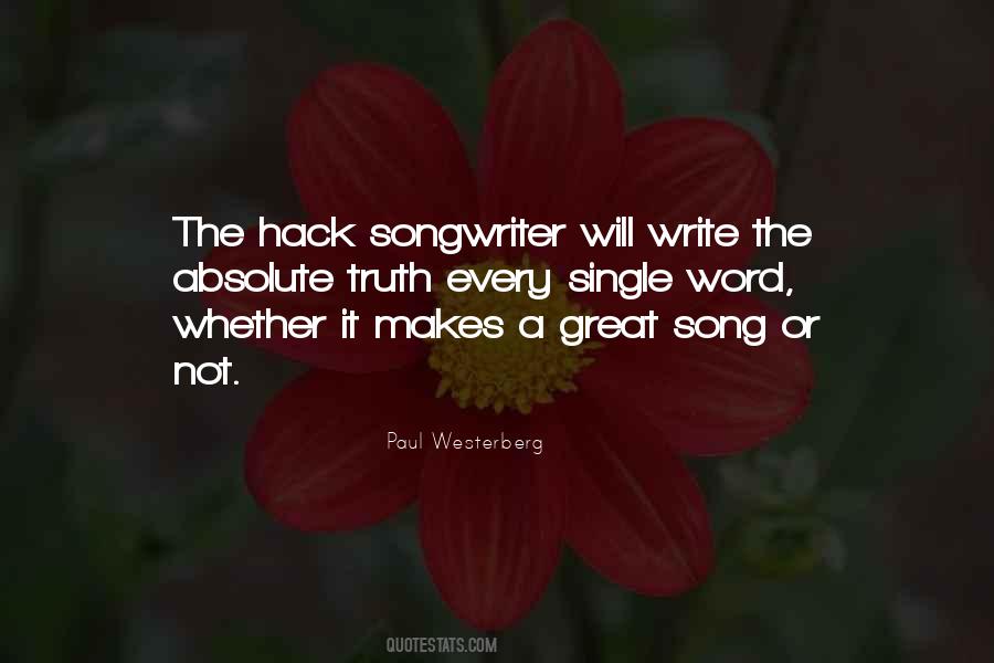 Song Word Quotes #338886