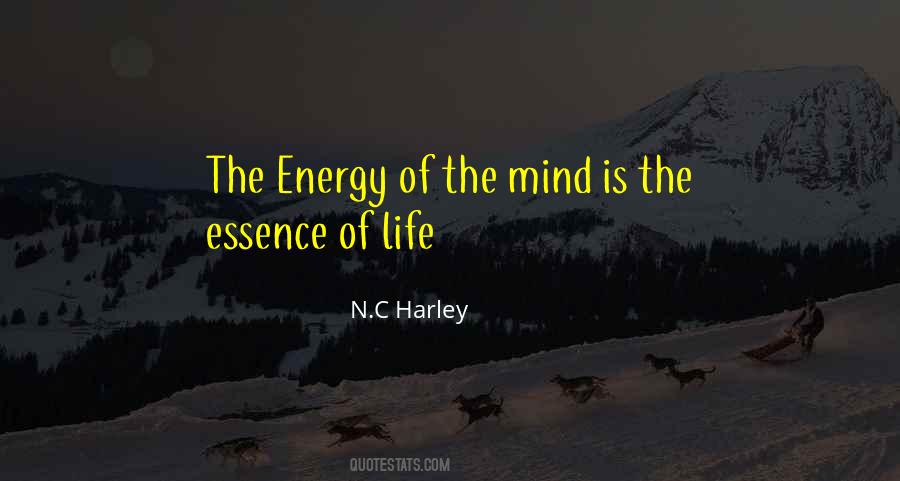 Energy Of The Mind Quotes #794756
