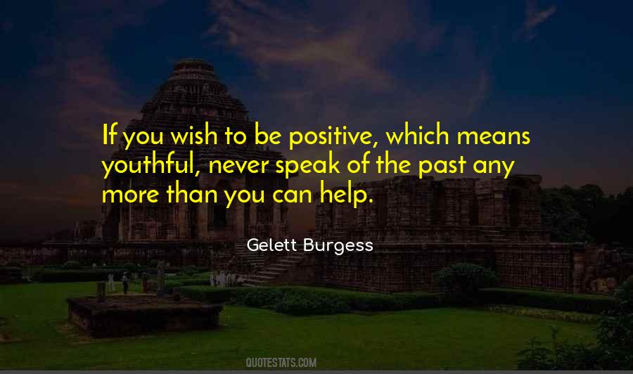 Positive Past Quotes #387243