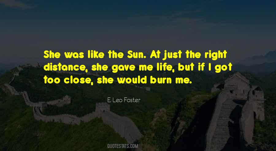 Burn Like The Sun Quotes #639963