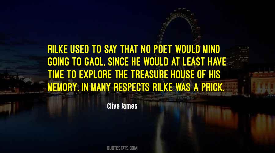 Rilke Poet Quotes #1697614