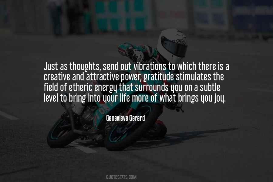 Energy Thoughts Quotes #145888