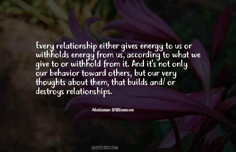 Energy Thoughts Quotes #45178