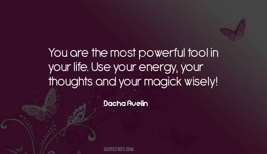 Energy Thoughts Quotes #665706