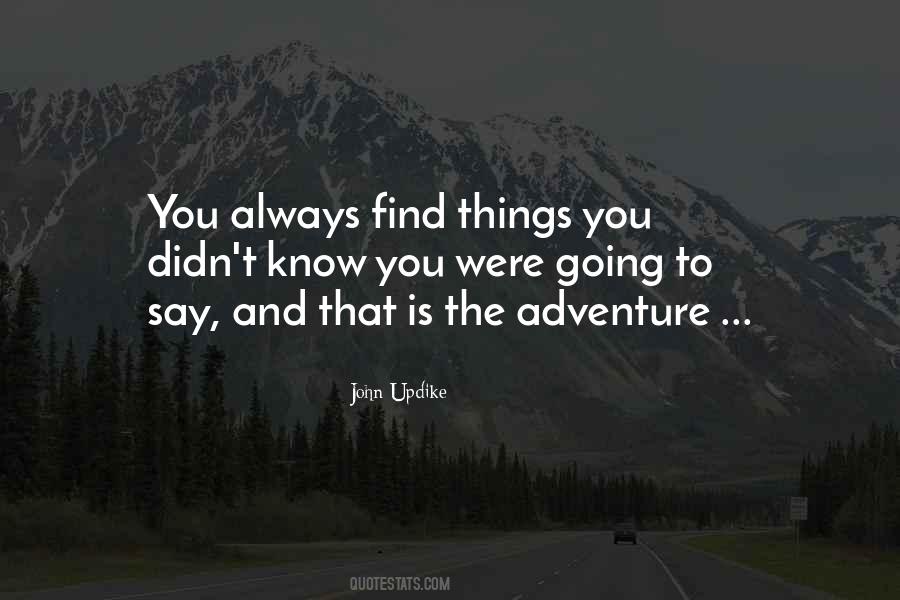 Find Adventure Quotes #1416678