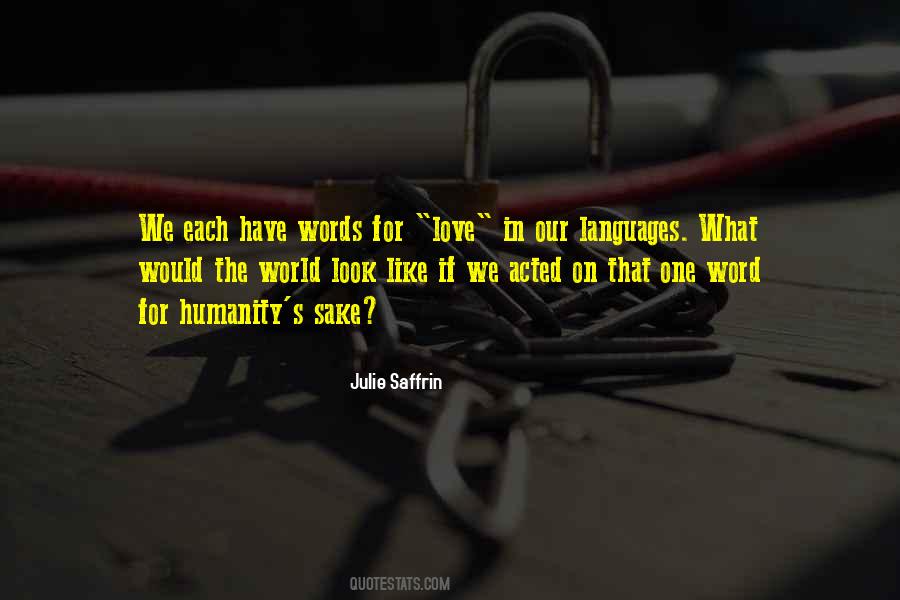 One Word For Love Quotes #254771