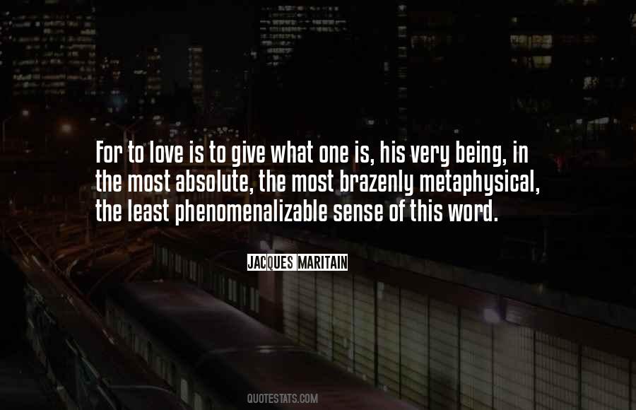 One Word For Love Quotes #62526