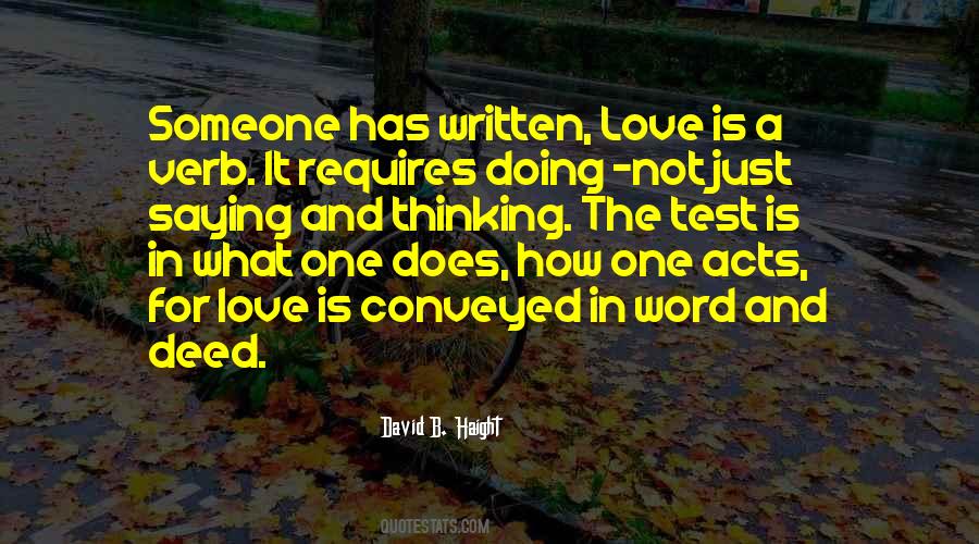 One Word For Love Quotes #716219