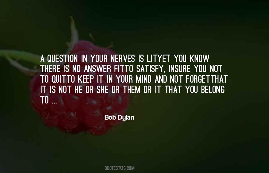 A Question In Quotes #1194256