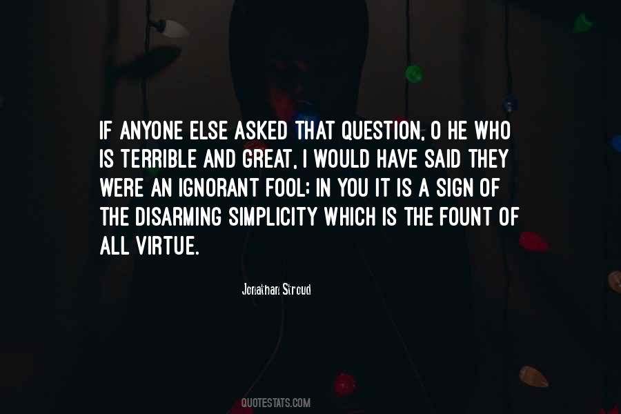 A Question In Quotes #251960