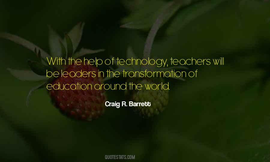 Technology Teacher Quotes #926646