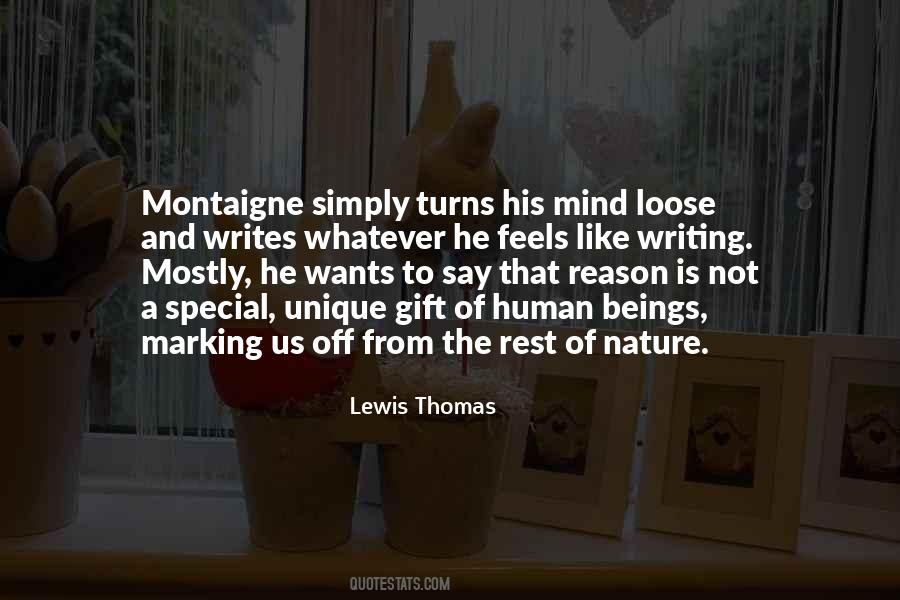 Montaigne Nature Quotes #1685246