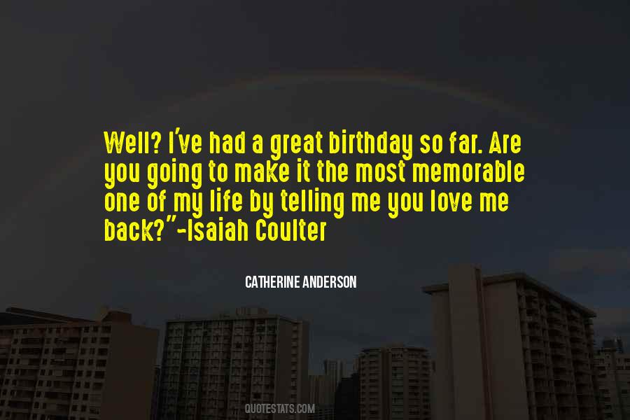 Most Memorable Birthday Quotes #1640273