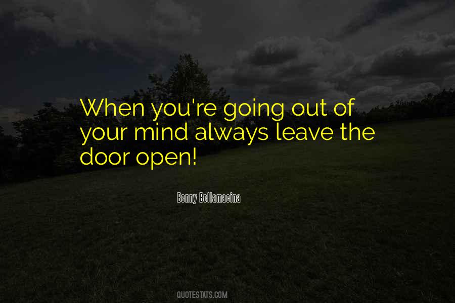 When You Open The Door Quotes #1195608