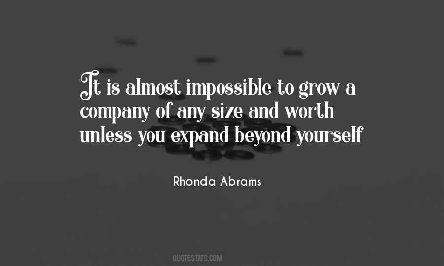 Grow And Expand Quotes #696250
