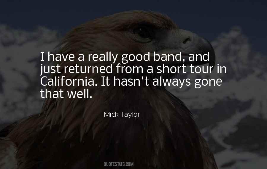 Good Band Quotes #1246233