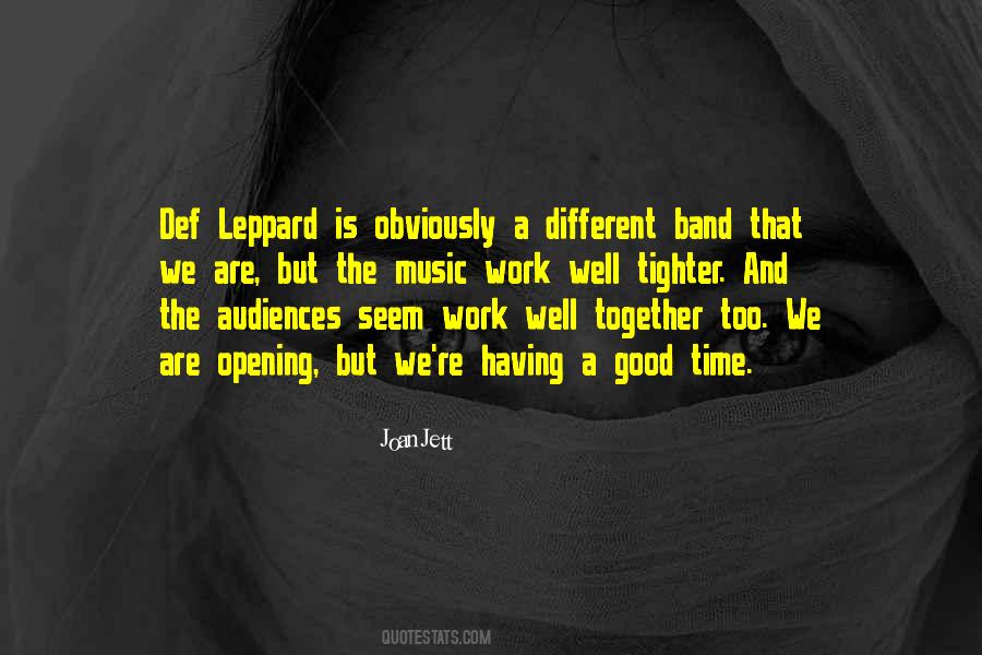 Good Band Quotes #788634