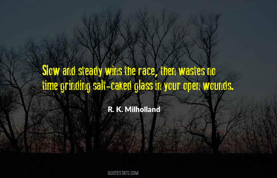 Wins The Race Quotes #173821