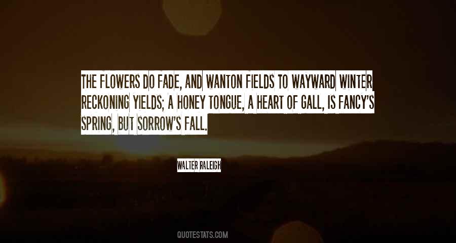 Flower Fall Quotes #1277210