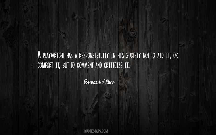 Quotes About Responsibility In Society #1736323